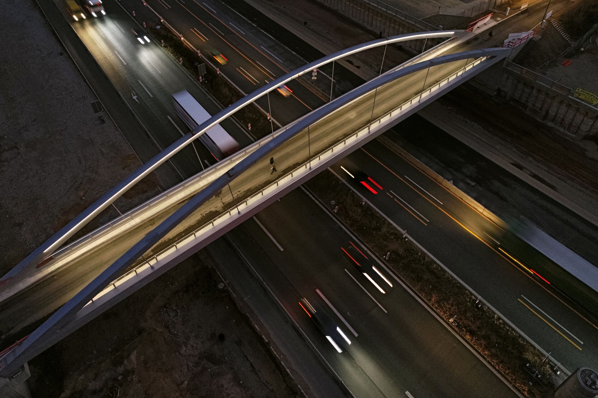Erlangen Fürth BAB A Frankfurt Nürnberg Feldwegbrücke