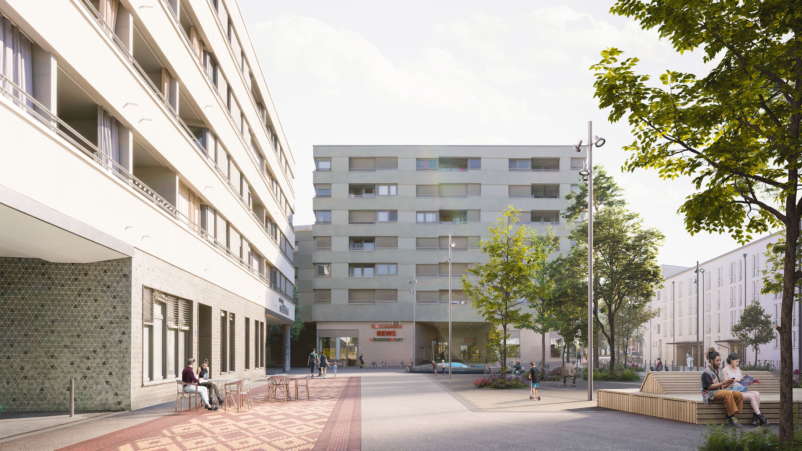 ElisabethCastonierPlatz DAY & LIGHT LICHTPLANUNG