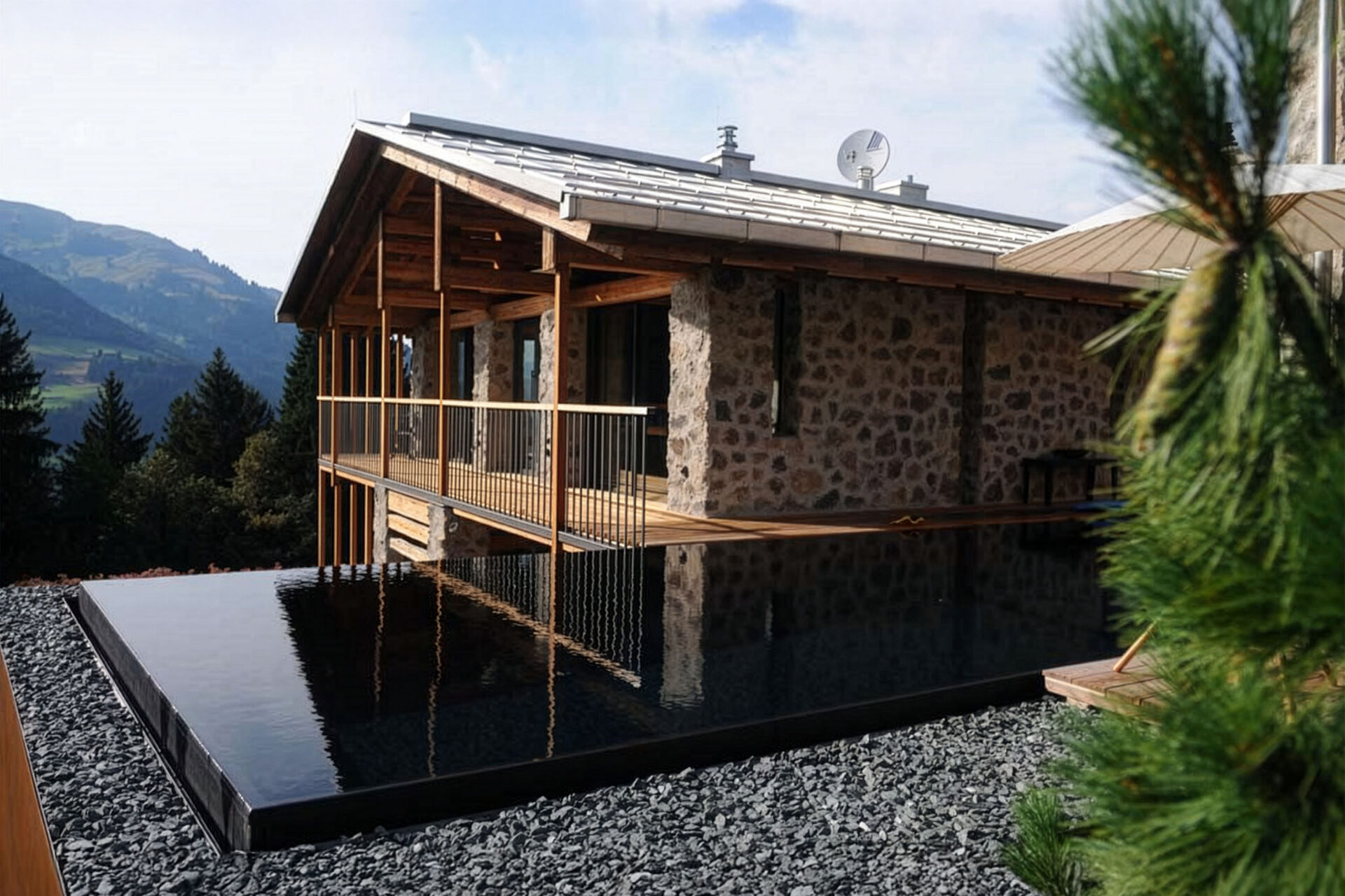 Residential building in the Alps - DAY & LIGHT