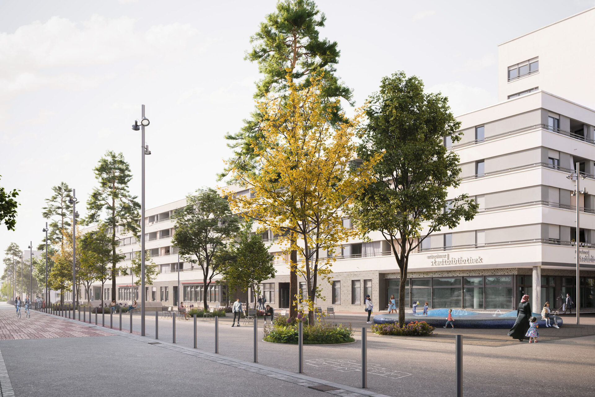 Munich Riem Elisabeth Castonier Square