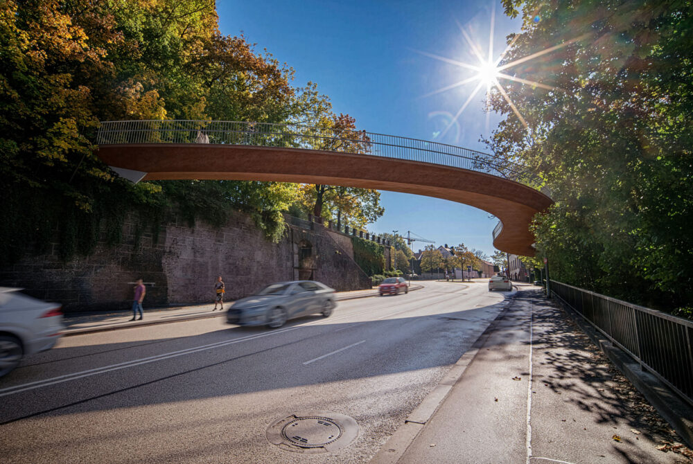 München Brücke Giesinger Berg