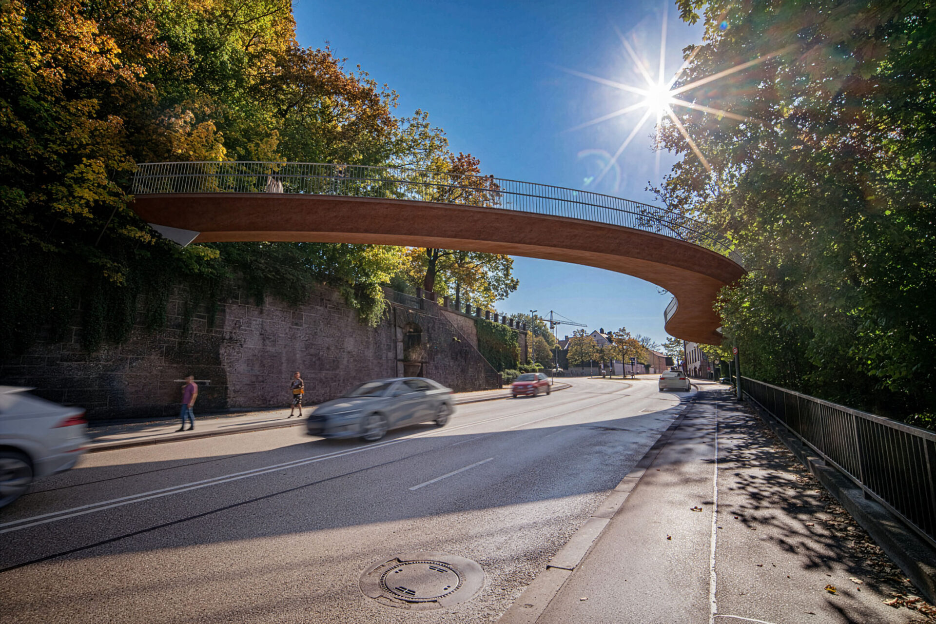 München Brücke Giesinger Berg
