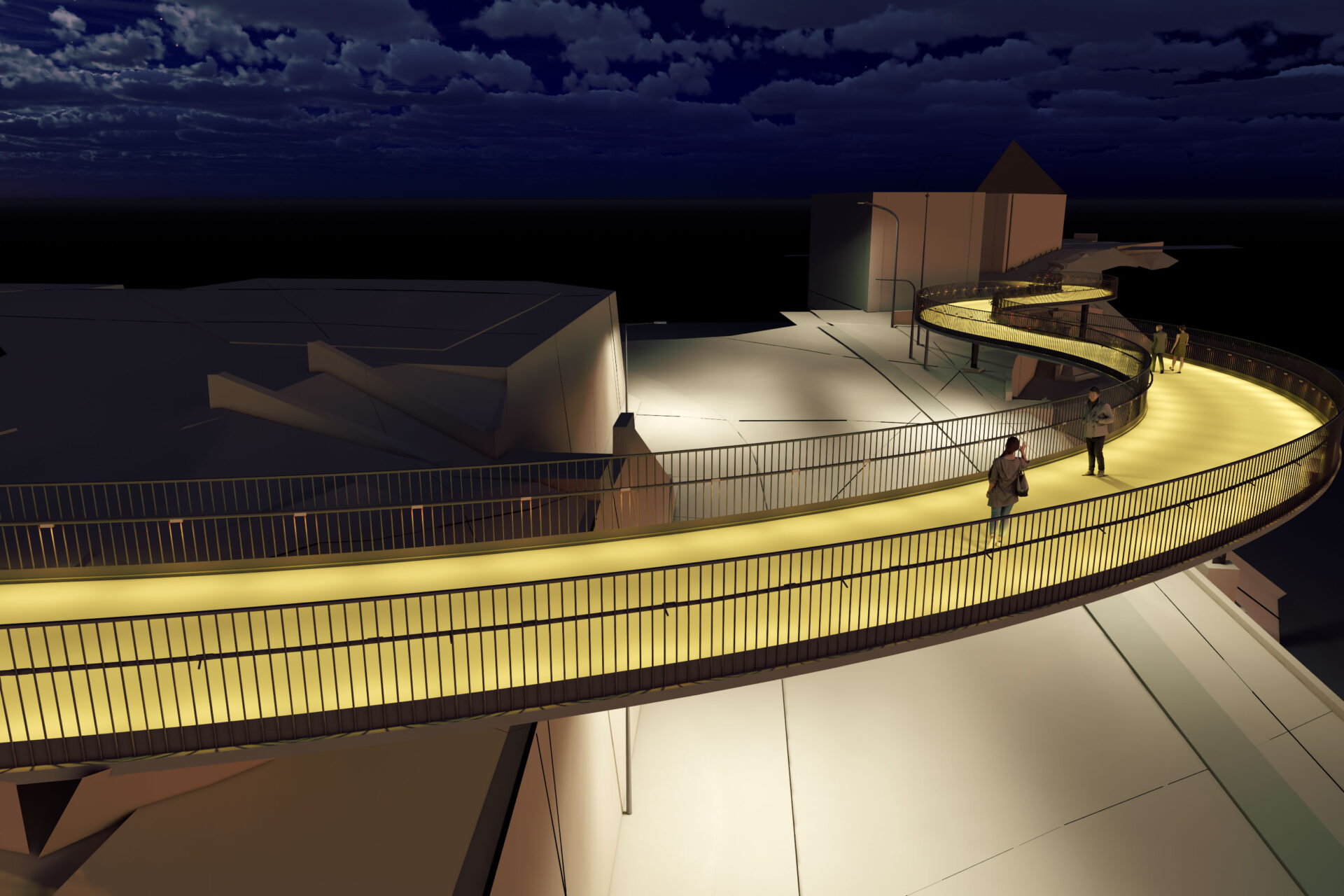 München Brücke Giesinger Berg