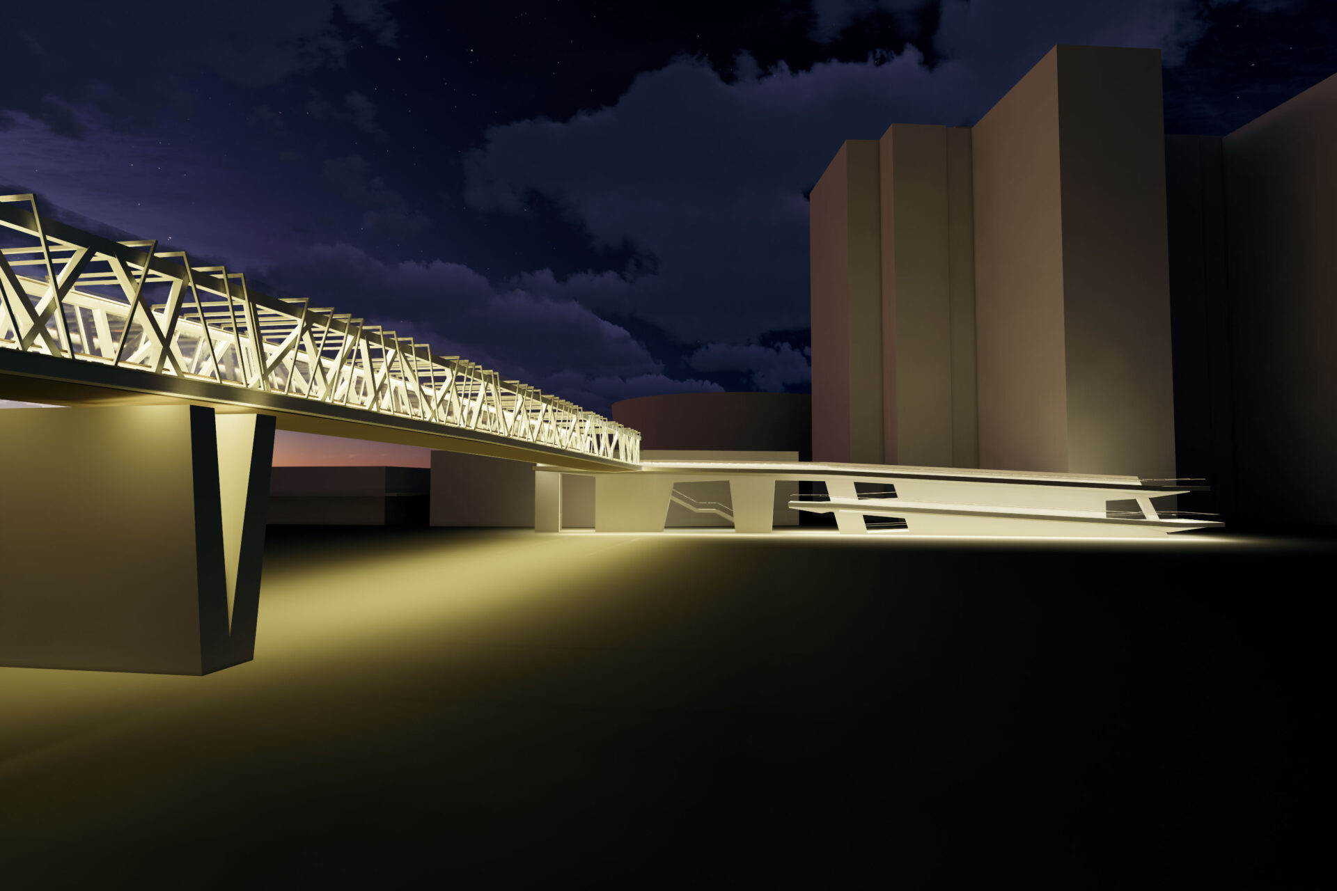 München Leuchtenbergring Brücke