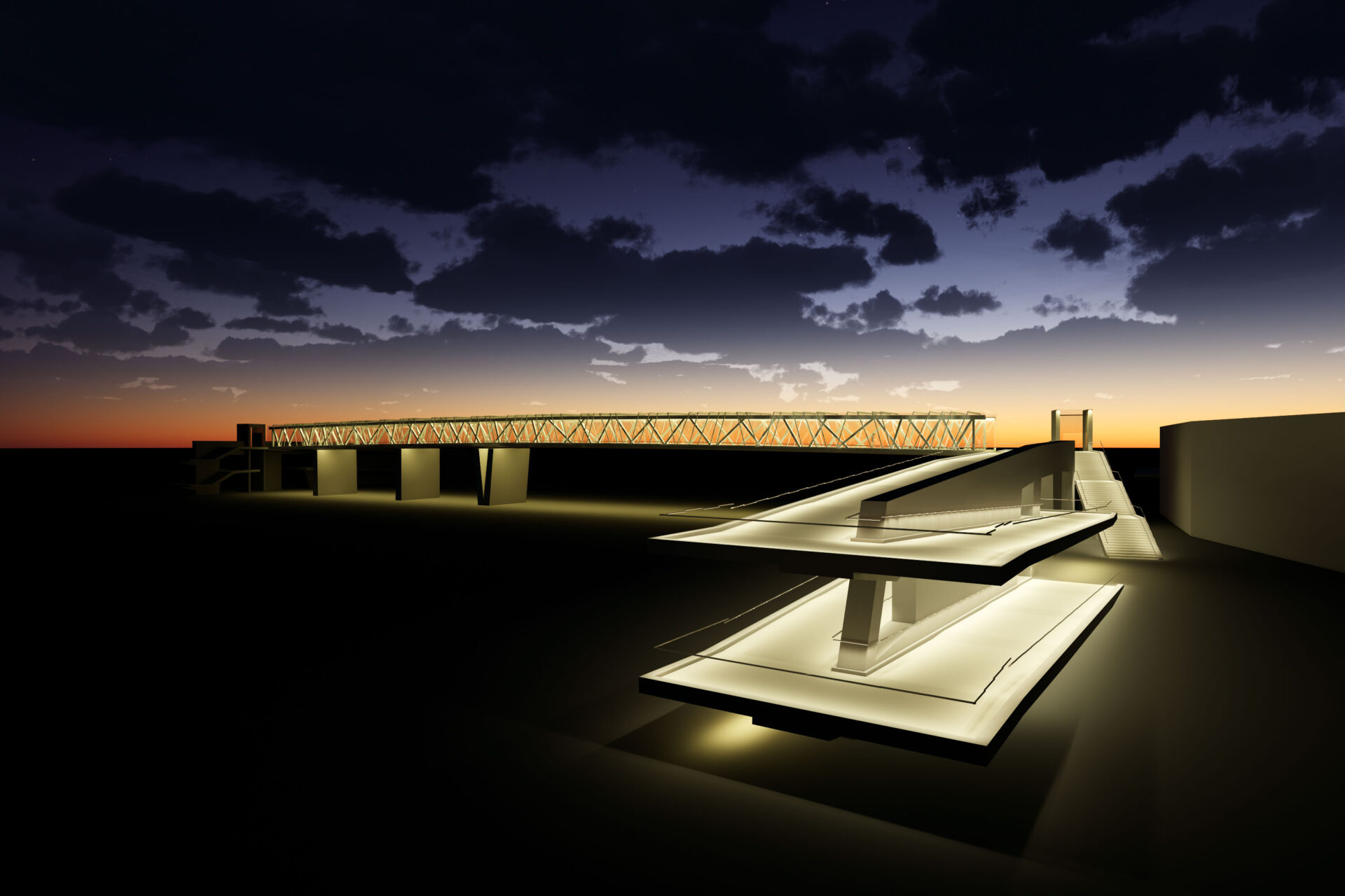 München Leuchtenbergring Brücke